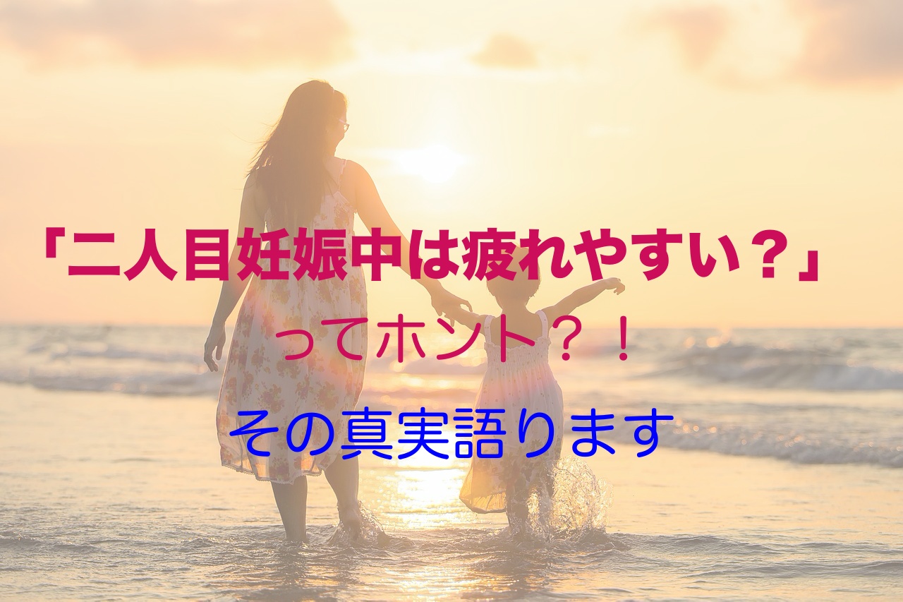 二人目妊娠中って疲れやすい 心配性妊婦の一日の過ごし方 まれblog